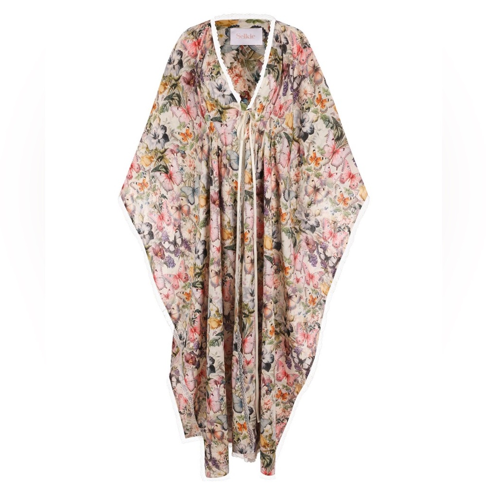 NWT Selkie Butterfly Poncho in Butterly Botanics - XXL